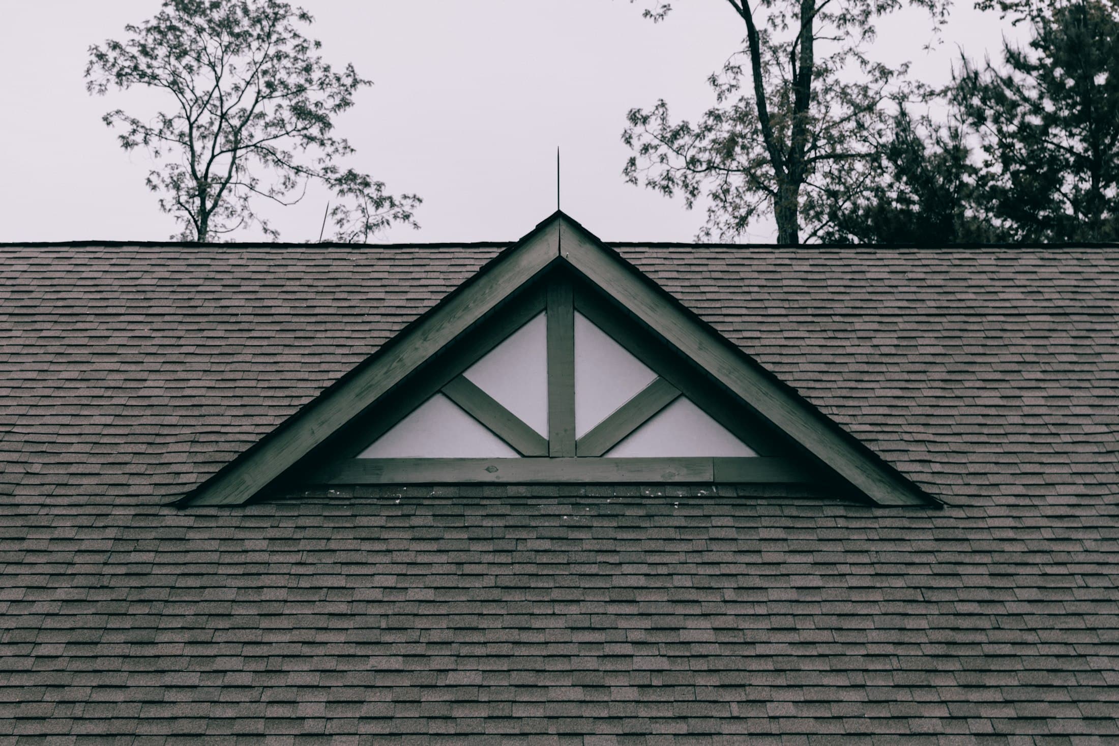 Illustrative example: a clean, finished roof with a skylight